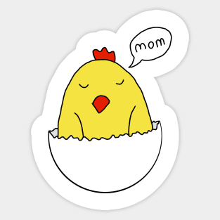 cute baby chickens Sticker